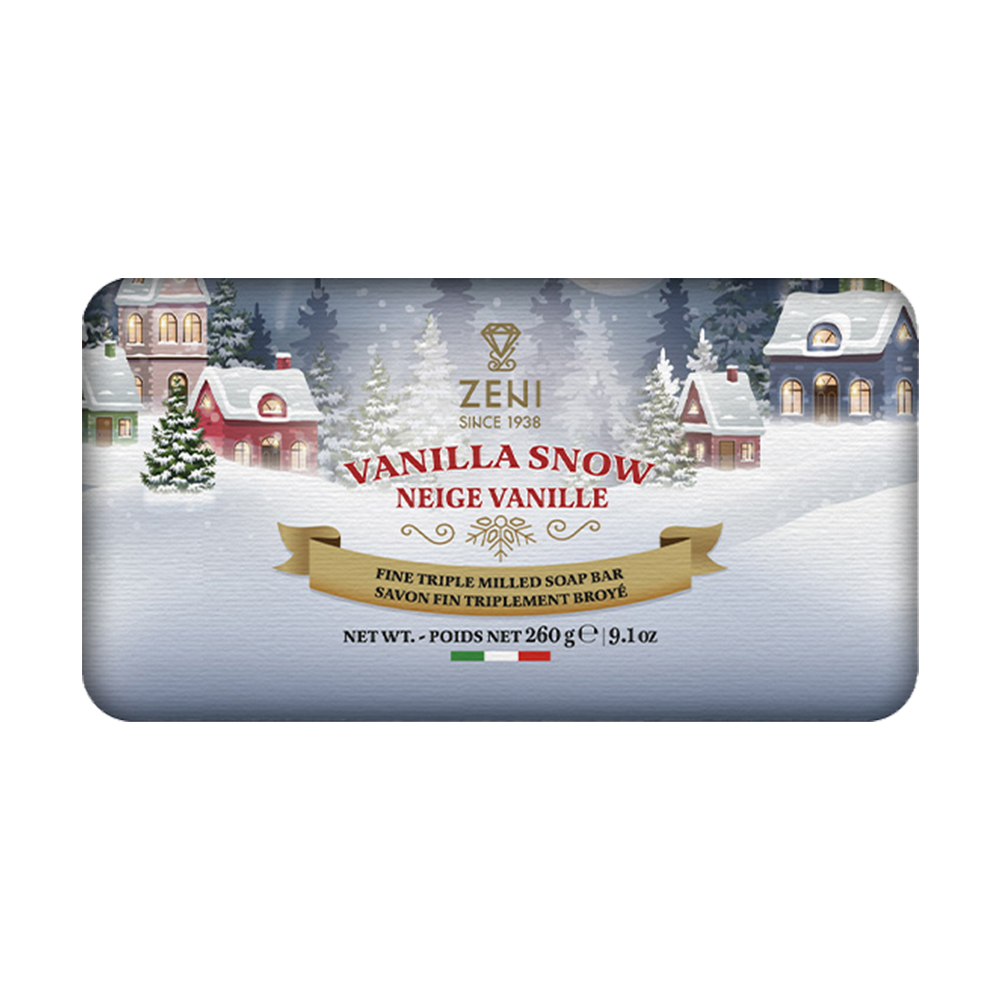 ZENI義大利植物萃取三重研磨香皂(雪上的香草)260g