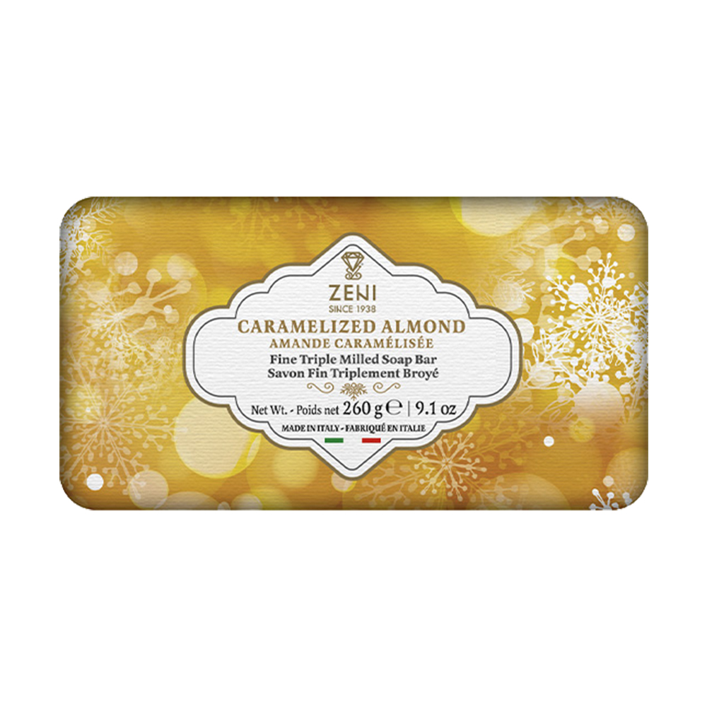 ZENI義大利植物萃取三重研磨香皂(焦糖杏仁)260g