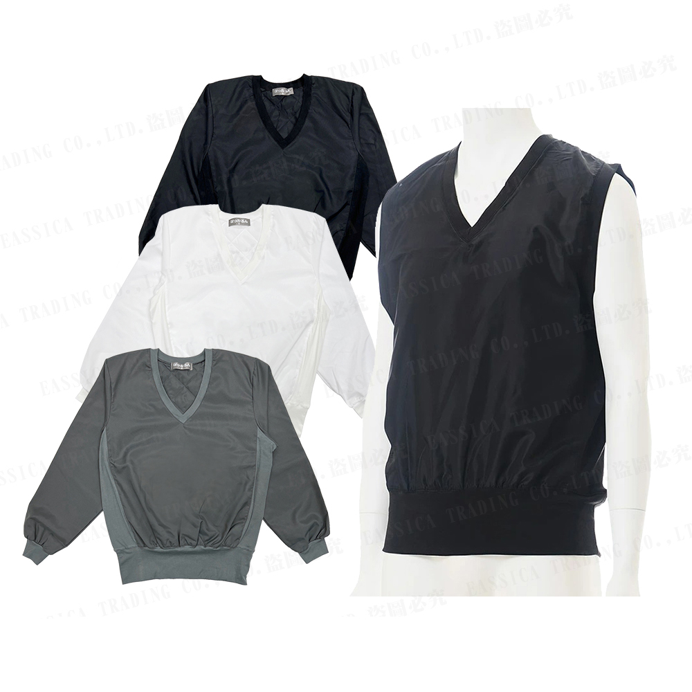 男遠紅外線輕量保溫U領衣/背心