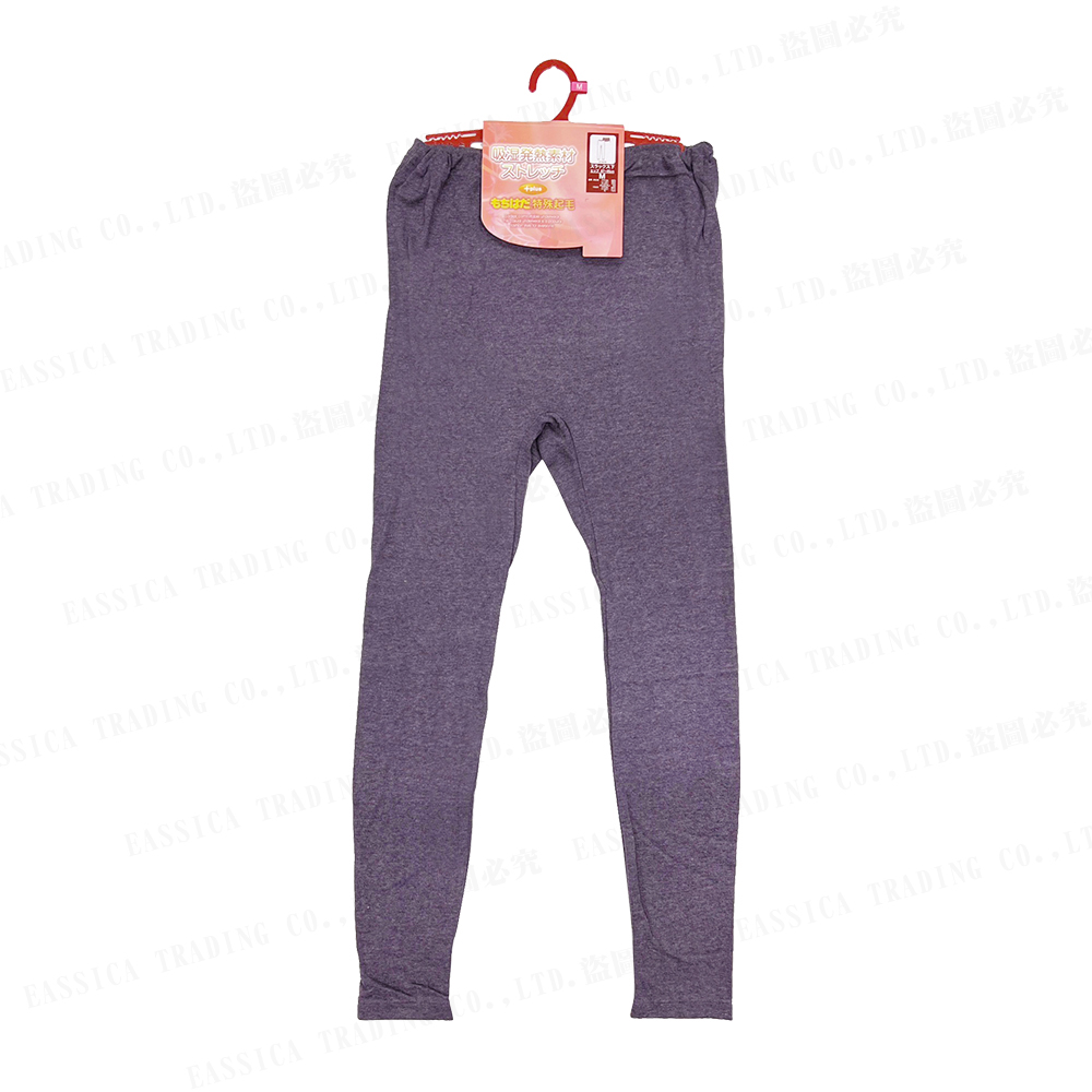 女特殊起毛吸濕發熱長褲(紫)