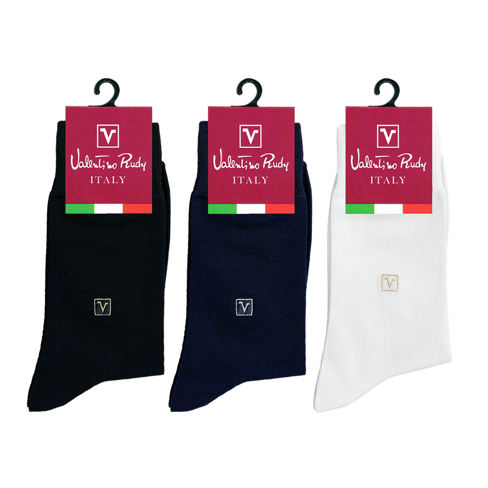 V.R絲光綿休閒襪