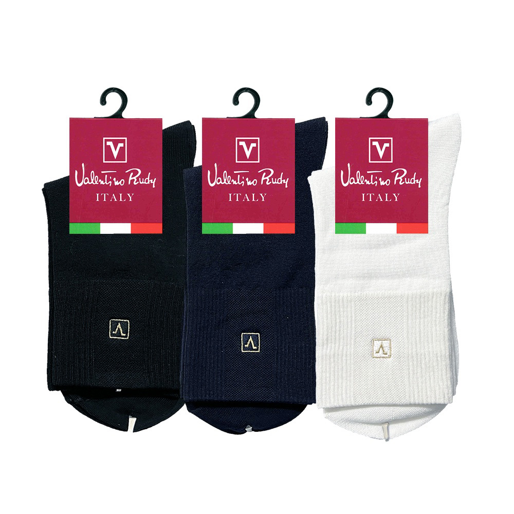 V.R絲光綿寬口襪