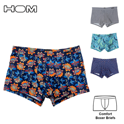 JP日本系列 時尚印花 Comfort Boxer Briefs 男四角褲