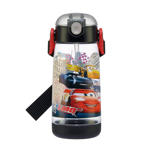 SKATER兒童吸管透明冷水壺480ml(CARS)
