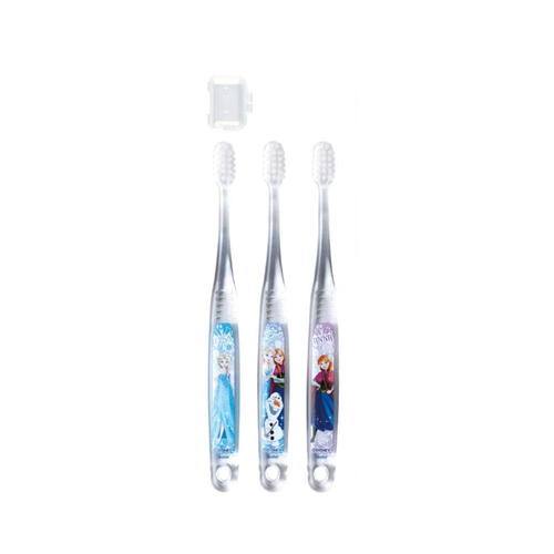 幼兒水晶牙刷冰雪奇緣二／3支入附刷毛蓋TBCR5T(3~5歲/軟毛)