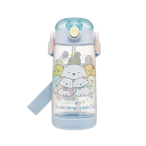 兒童吸管透明冷水壺480ml(角落生物與白熊故鄉)