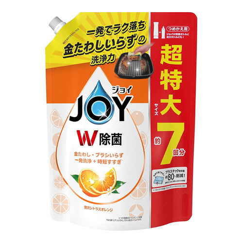 P&GJOY抑菌濃縮洗碗精補充包(柑橘香)930ml