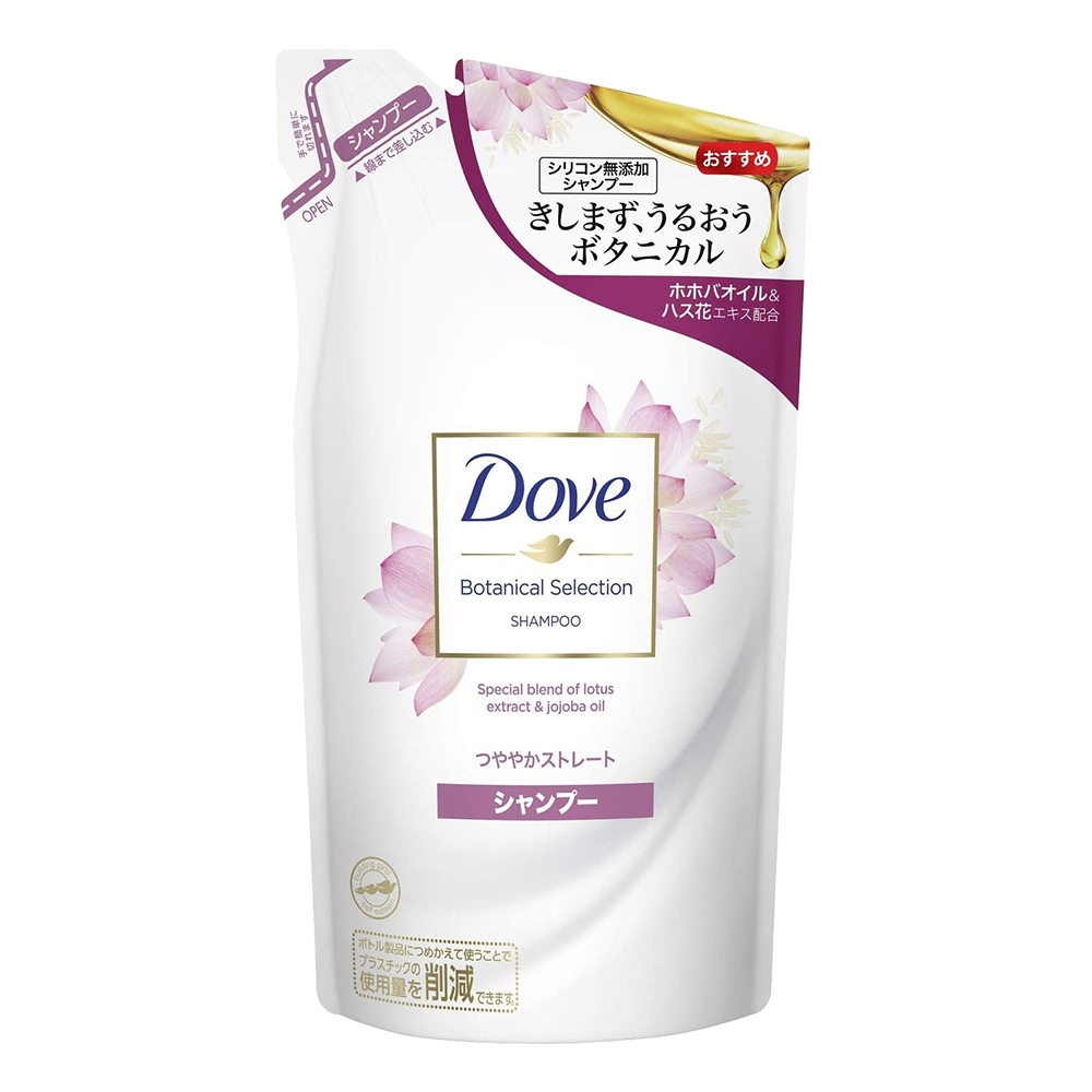 DOVE植萃保濕洗髮精補充包(荷花柔順/花果香)350g
