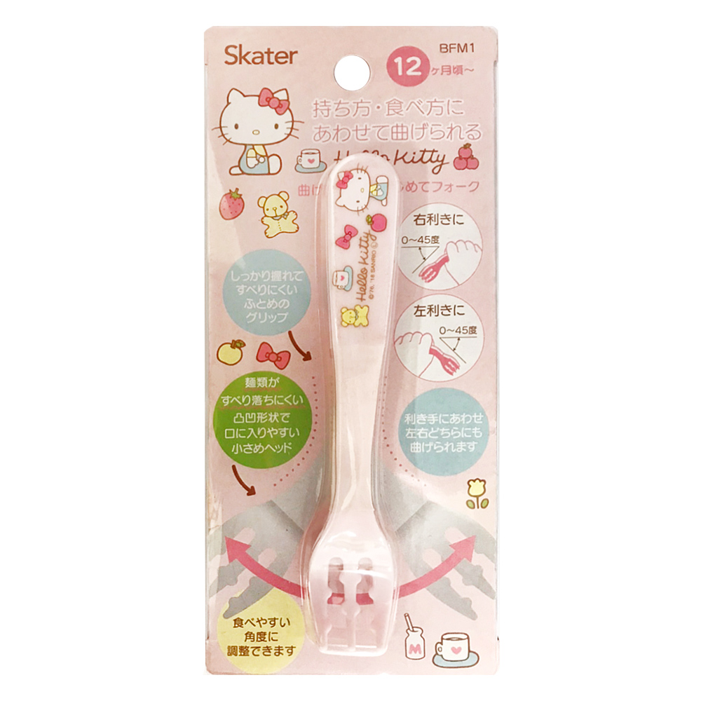 嬰幼兒可彎初期叉子(HelloKitty／12個月以上)