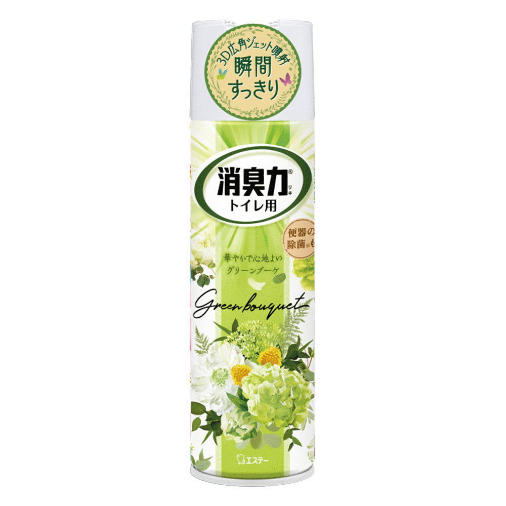 浴廁瞬間消臭力噴劑-綠花香330ml