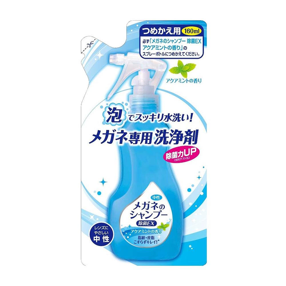 SOFT99 眼鏡清潔噴霧泡補充包(薄荷香)160ml