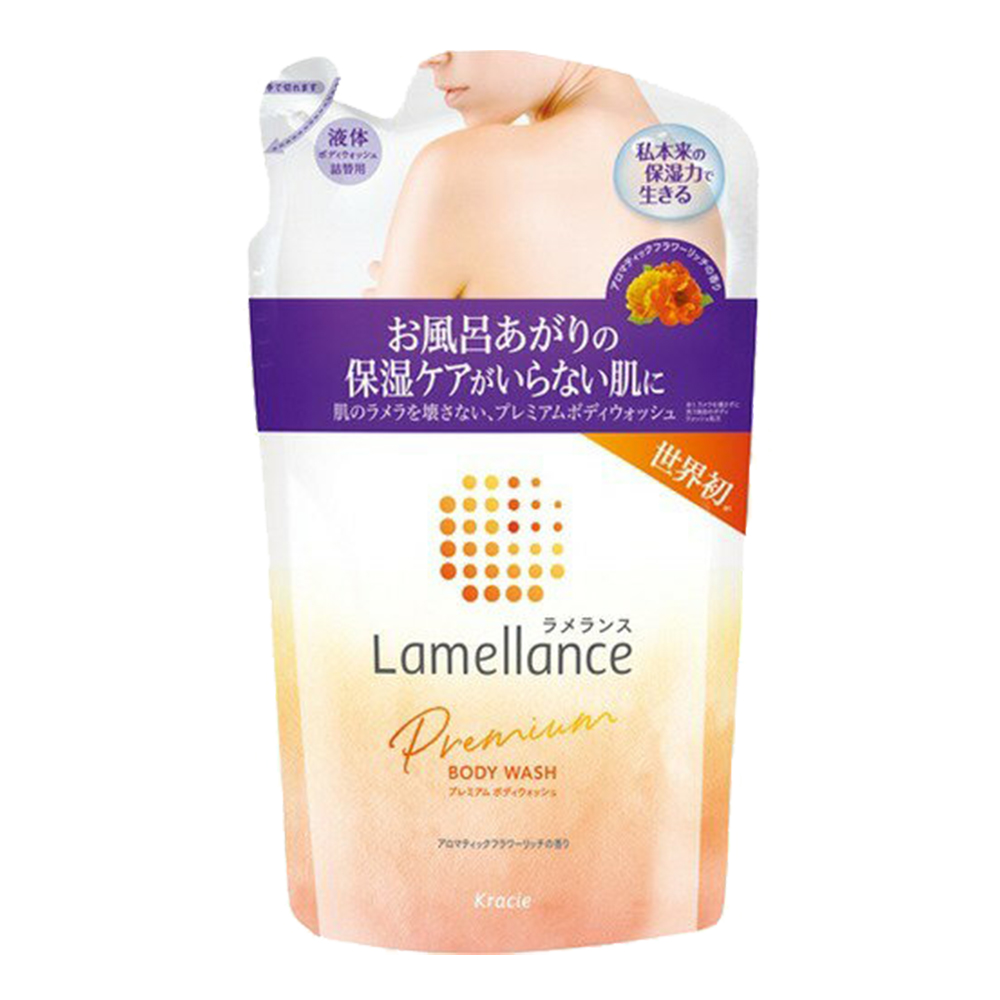 Kracie高保濕沐浴乳補充包(豐盈花香)360ml