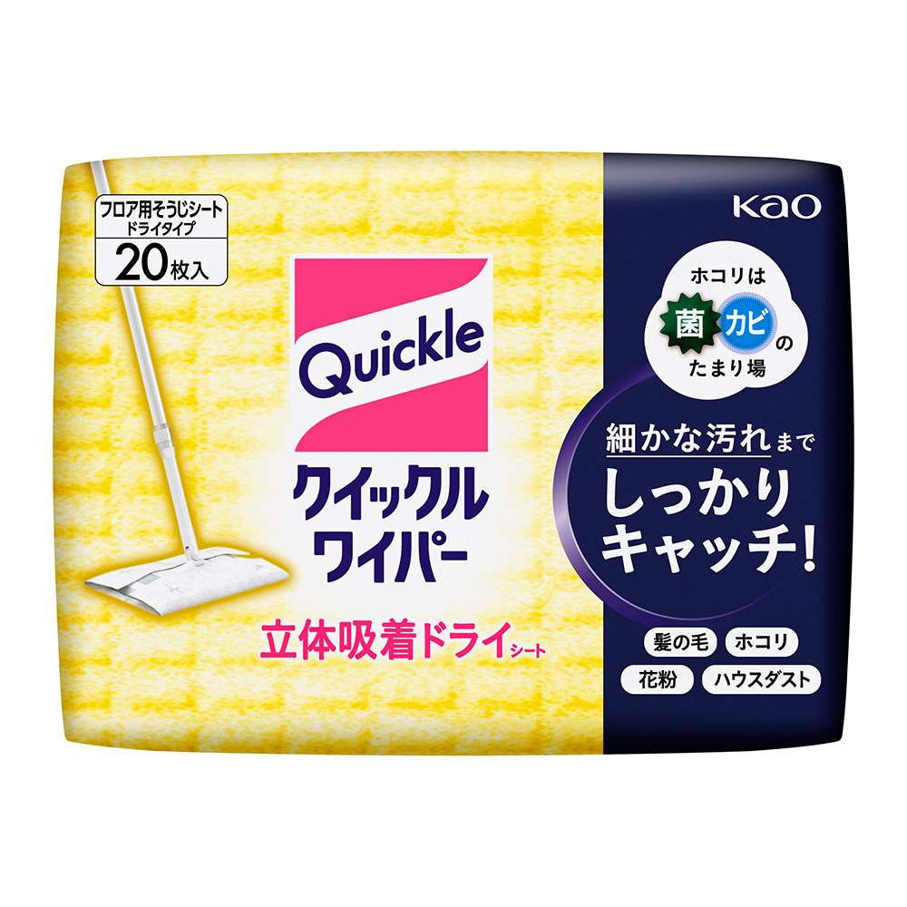 Quickle除塵地板拖乾式補充紙20枚入