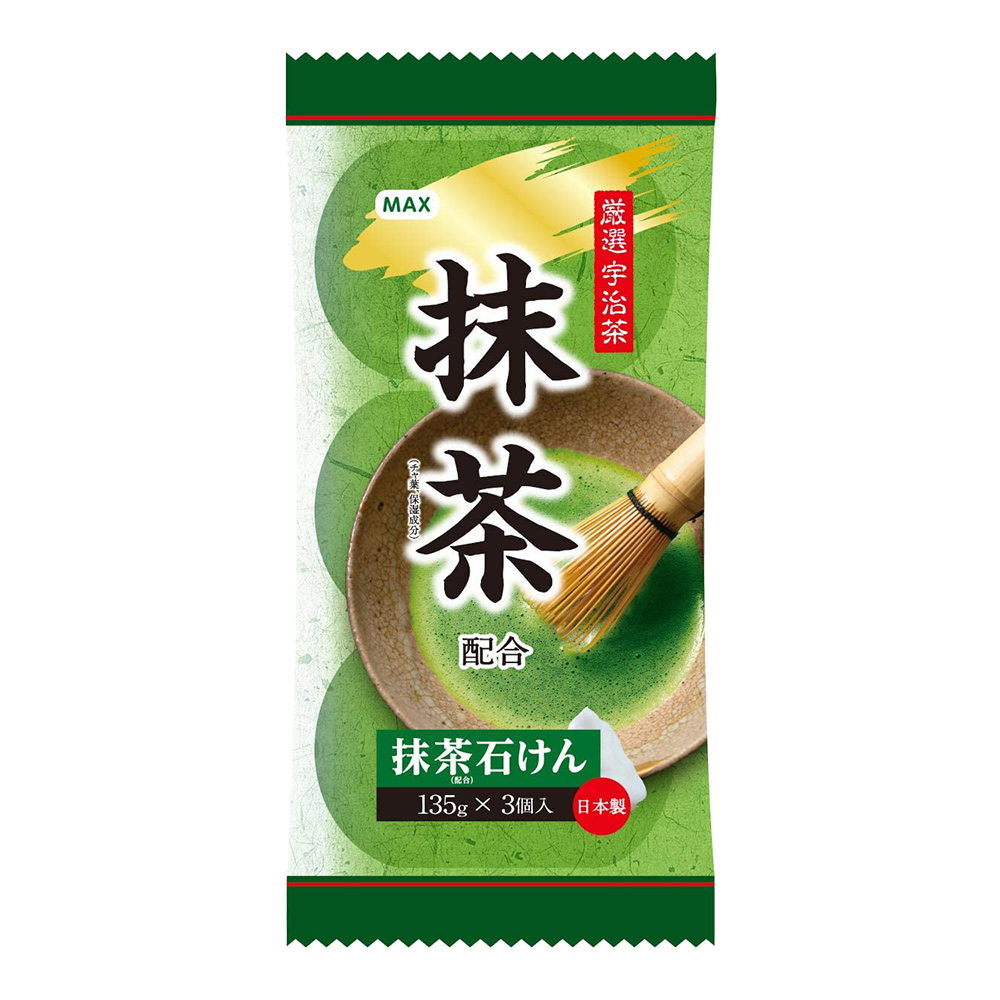 MAX 抹茶沐浴皂(135g x 3入)