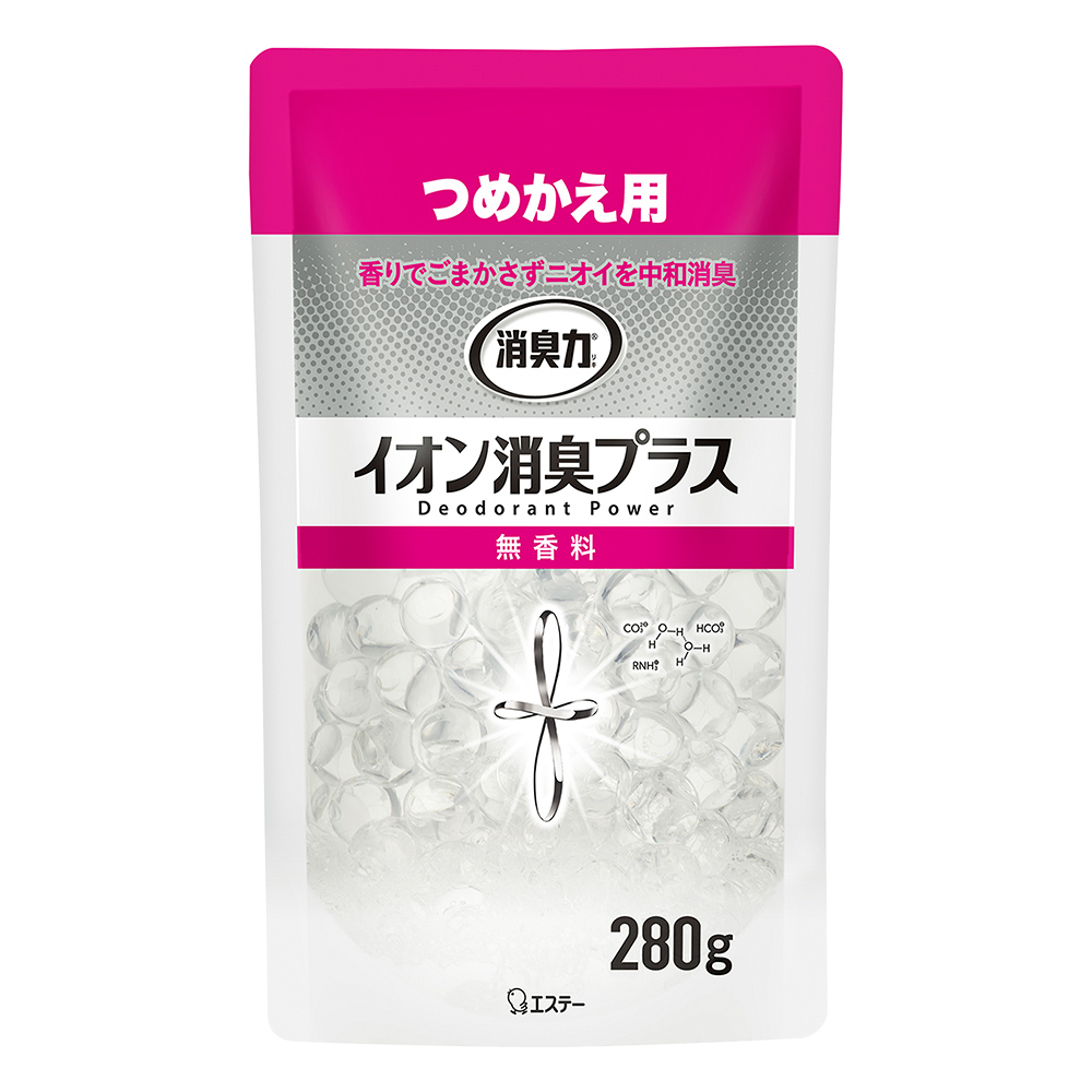 部屋離子機能PLUS消臭力-無香料(補充包)280g