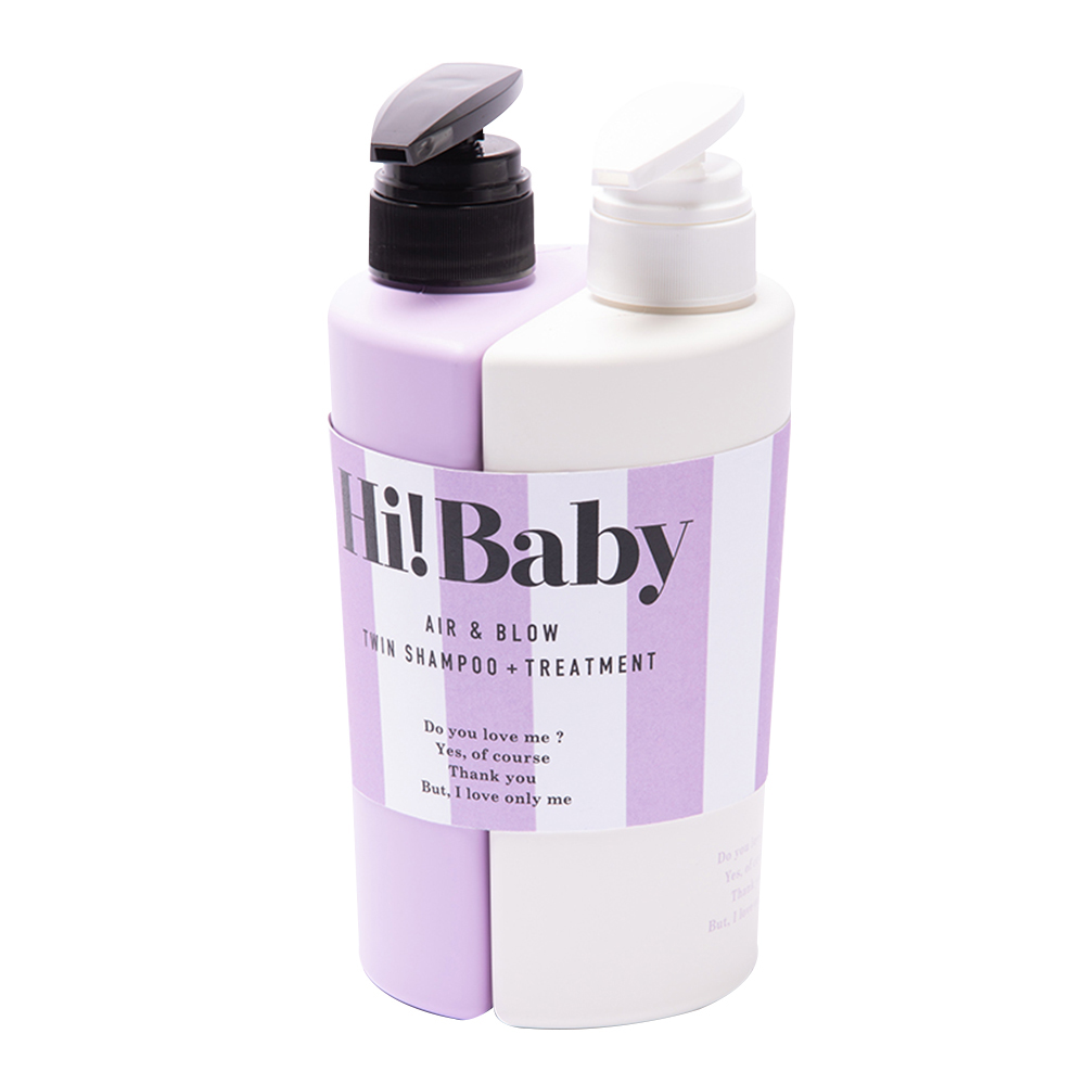 HiBaby 弱酸性豐盈光澤洗潤組(杏桃&麝香)440ml