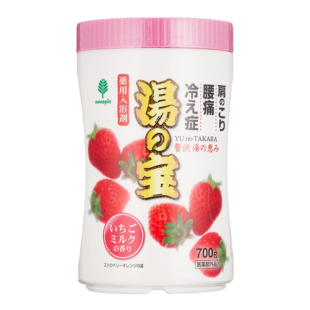 湯之寶入浴劑(草莓牛奶香)700g