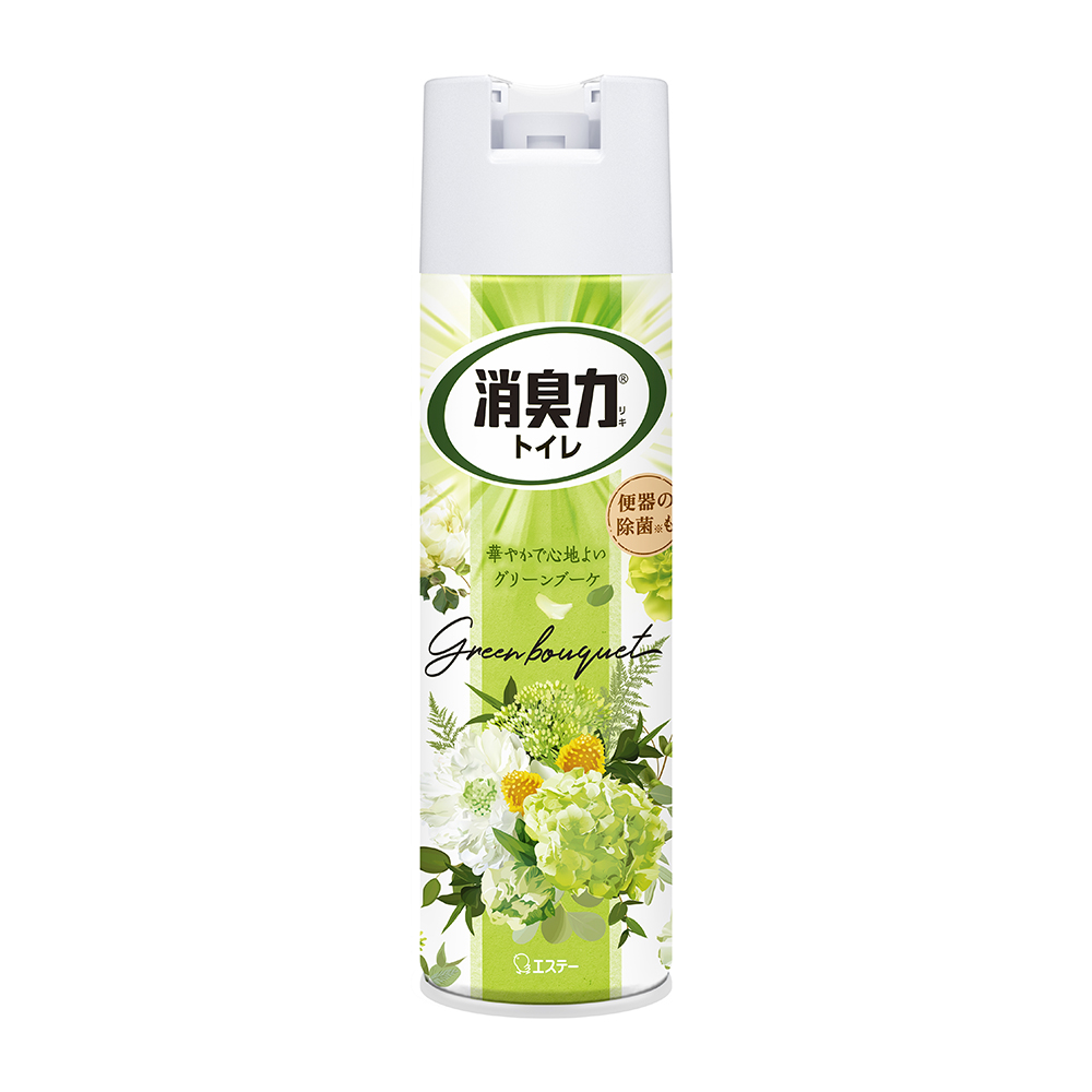 馬桶瞬間消臭力-綠花香365ml