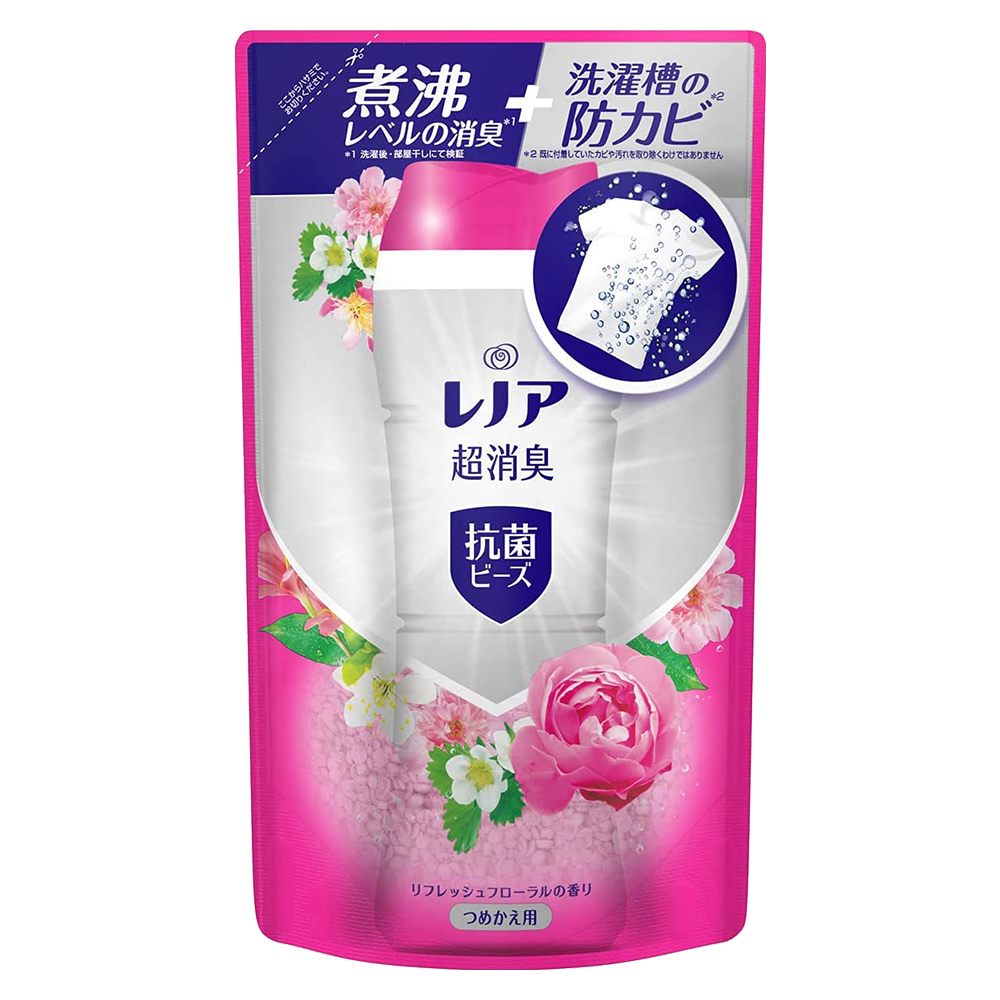 衣物抑菌芳香顆粒補充包(粉花香)430ml