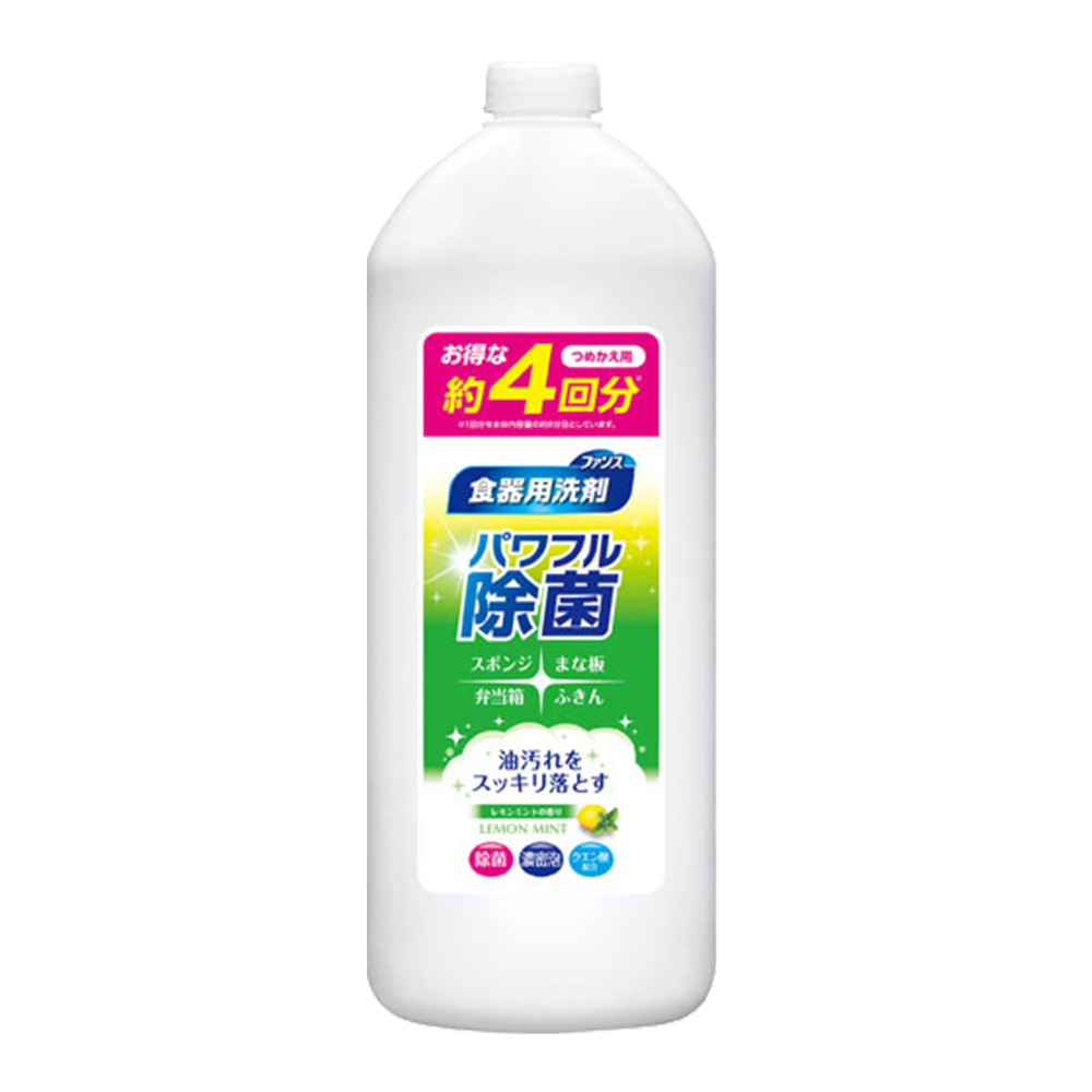 高效速淨去油汙洗碗精補充瓶(檸檬薄荷香)770ml