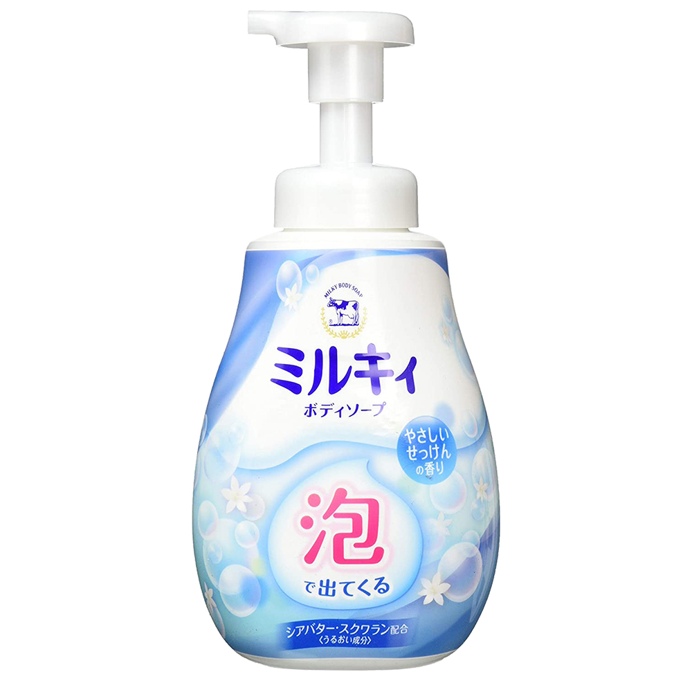 牛乳石鹼潤膚泡泡沐浴乳(溫和皂香)600ml