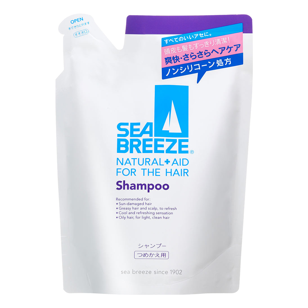 SEABREEZE清爽洗髮精補充包(柑橘香)400ml