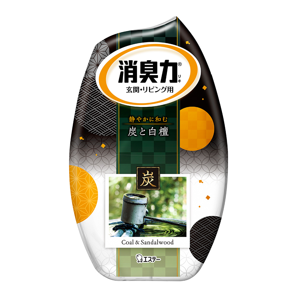 部屋消臭力-木炭&檀香400ml