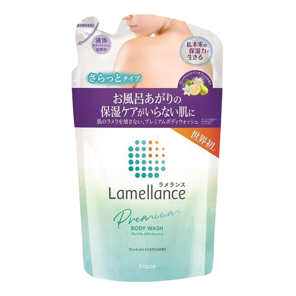 Kracie高保濕沐浴乳補充包(清爽型／閃耀果香)360ml