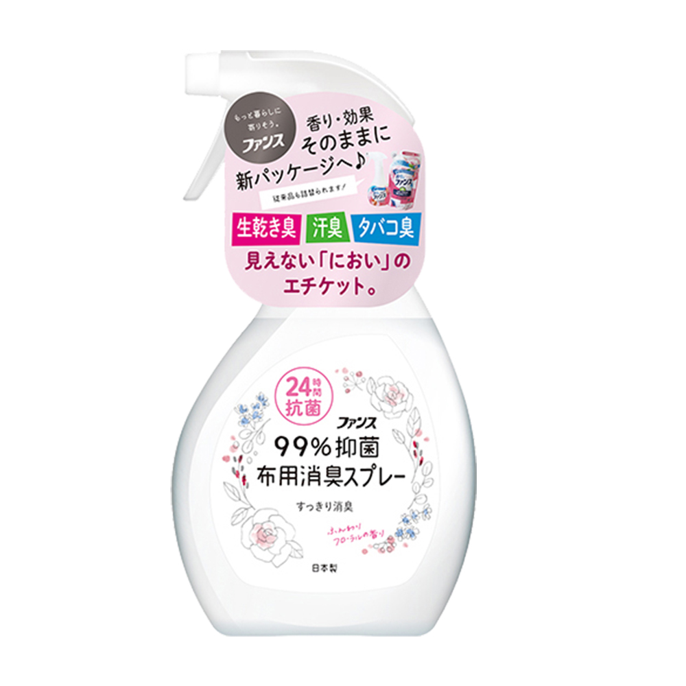 布製品消臭抑菌噴霧(花香)380ml