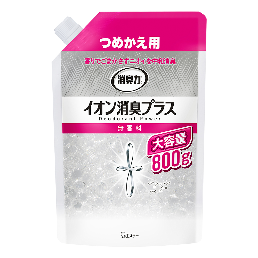 部屋離子機能PLUS消臭力-無香料(補充包)800g